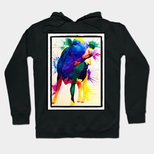 Color Splash Cow Hoodie